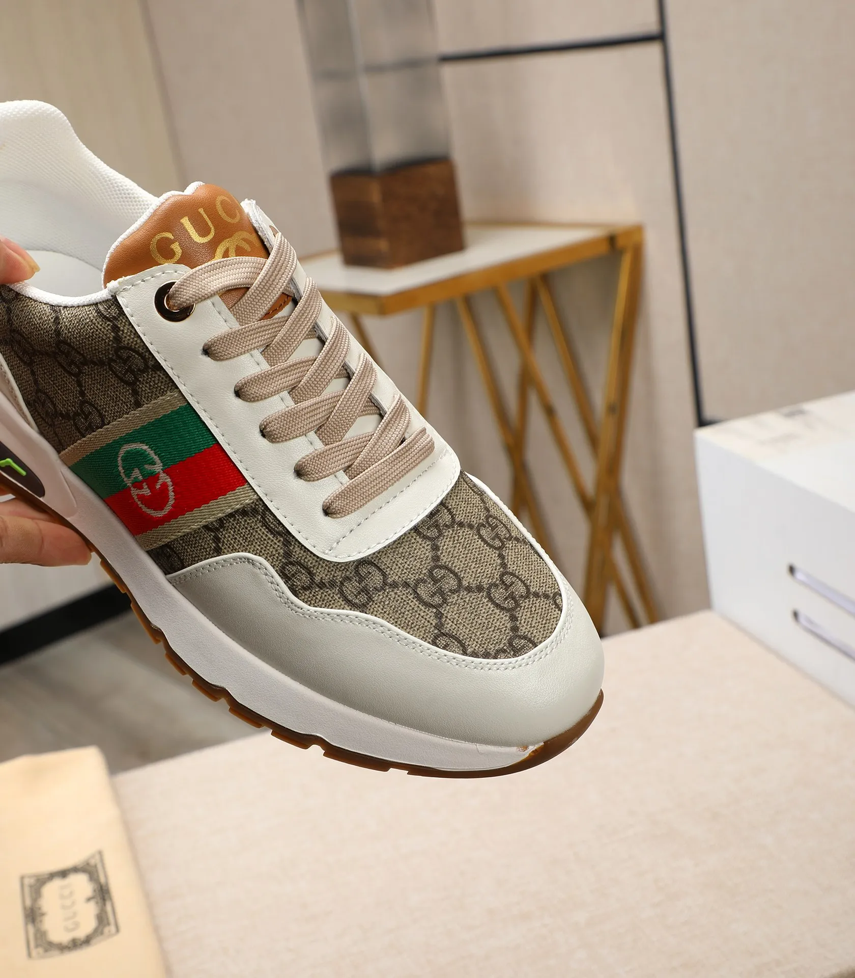 Men's men's shoes💰460 GUCCI🔍🔍2023 latest model On sale at the same time at the counter, original calfskin imported from Italy, genuine leather lining, (high-end, luxury, and class) exquisite workmanship, soles: original soles specially provided by the original factory, ⚠Exclusive double-layer movable molded soles are super comfortable⚠, real photos🎬The real ones are better🔍🔍"High quality·Follow the order" code number 38-44